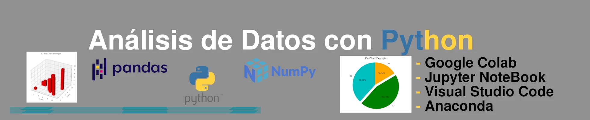 Curso Análisis de Datos con Python Numpy Pandas Google Colab Jupyter Notebook Anaconda